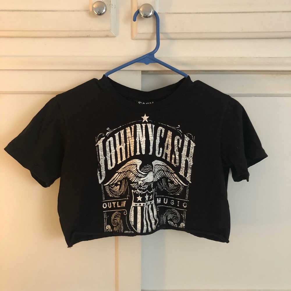 Johnny Cash Crop Tee